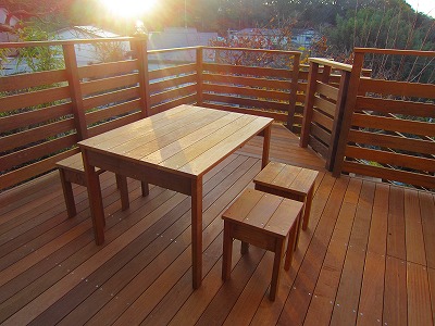 ガーデンテーブル・ベンチ